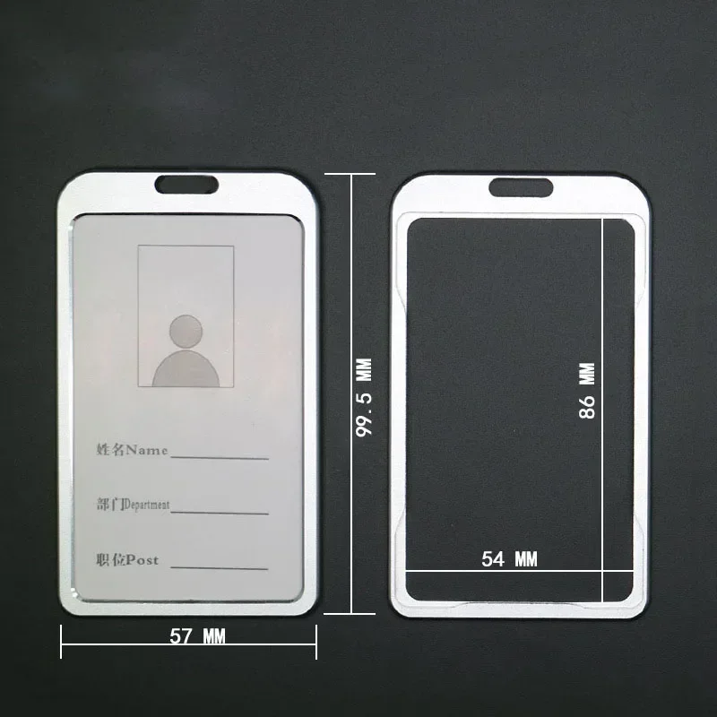 Sleek Aluminium Alloy ID Card Holder