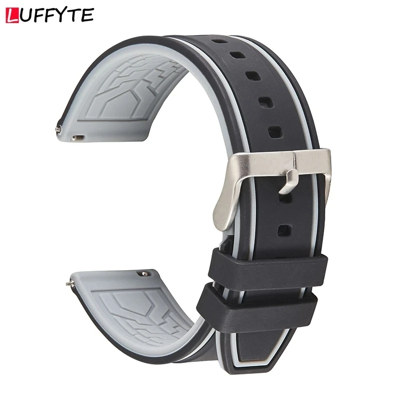 Silicone Soft Leisure Watchband - Quick Release Strap