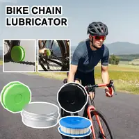 Lubrificateur de chaîne de vélo, 1 pièce, nettoyage de rouleaux d'huile, outil d'entretien de vélo, accessoires de cyclisme portables 2