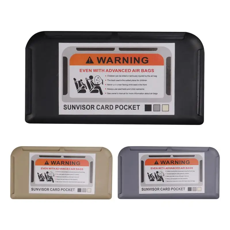 

Car Visor Organizer Autos Sun Visor Card Inserter Storage Automobiles Adhesive Sun Visor Credit Card Holder Interior Storage