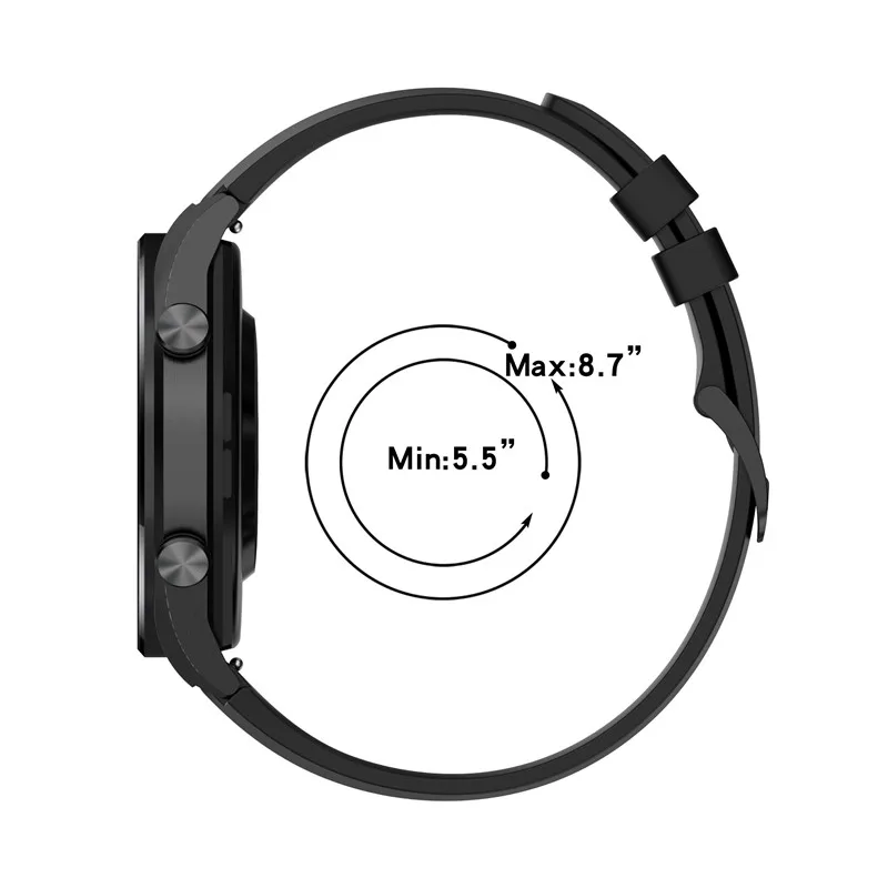 For Xiaomi MI Watch S1 Active /Watch Color 2 Watch Band 22mm MI watch sport Strap Silicone Bracelet Replaceable Accessories