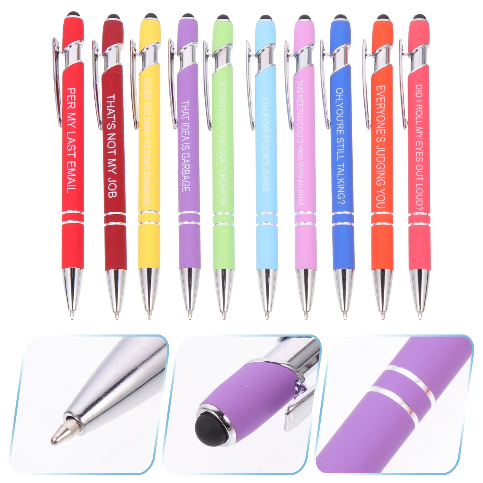 

Inspirational Ballpoint Pen Household Adult Ergonomic Writing Daily Fun Pens Adorable Portable Multi-function
