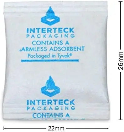 Micro Bags 5 g - 100 pcs full pack - Food-grade silica gel Tyvek 