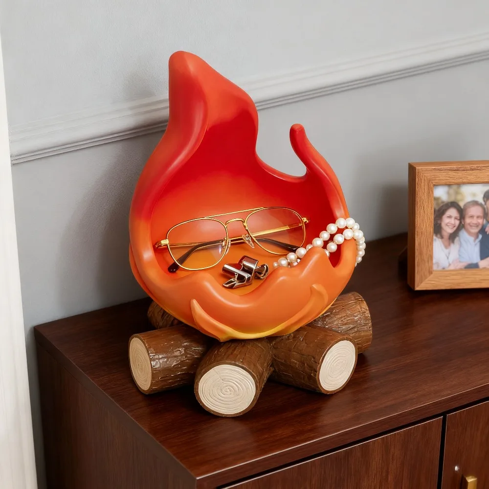 Calcifer Fire Desktop Storage Tray 3