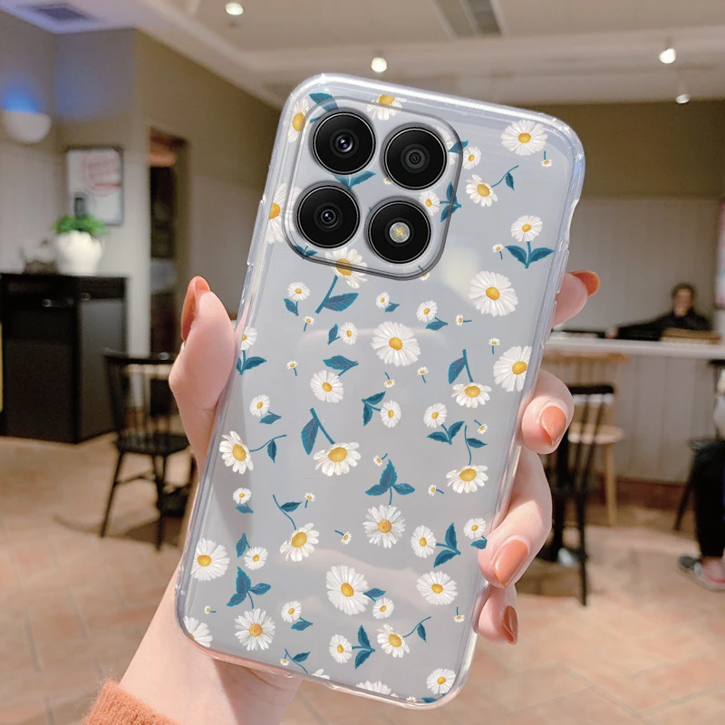 KJYF Cover per Honor X8a (6.75), Ultra Sottile Morbido Silicone