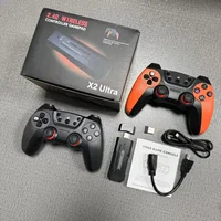 X2 Ultra Video Game Stick Console или ТОЛЬКО 64G Ретро игры Рождественский подарок Двойной беспроводной контроллер 2,4G 4K HD30000 Игры