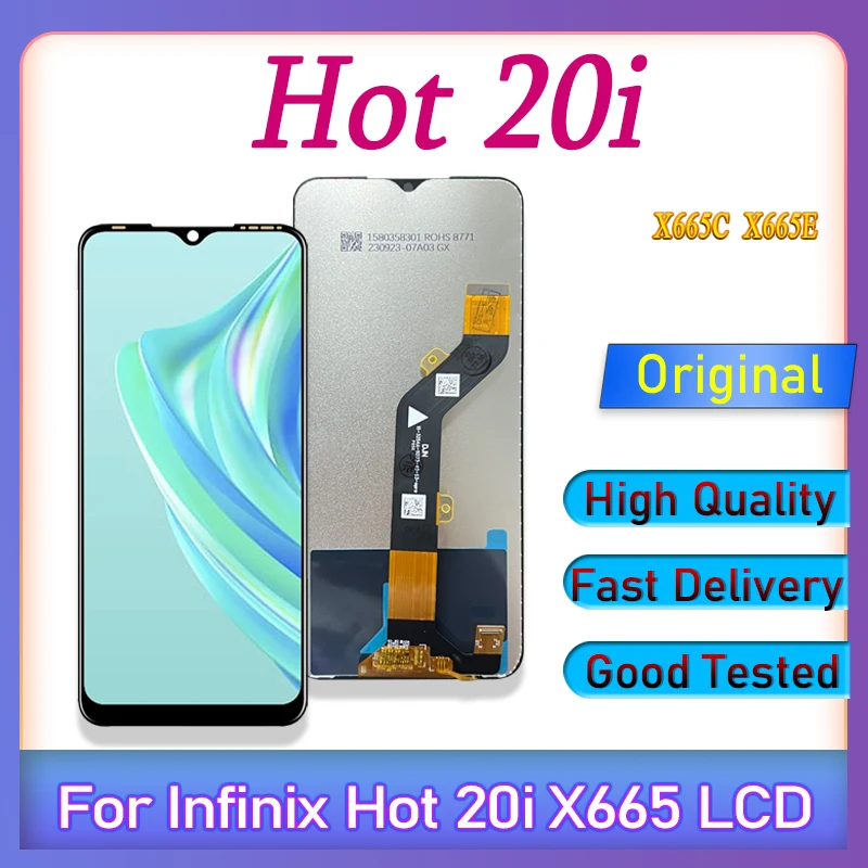 6-6-Original-For-Infinix-Hot-20i-X665C-X665E-LCD-Display-Touch-Screen ...