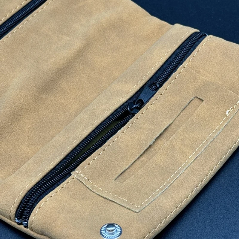 Fine Leather Tobacco Storage Bag Fashion and Portable Smoking Pipe Tobacco Organizers Practical Handmade Pipe Bag Smoking Tools 4