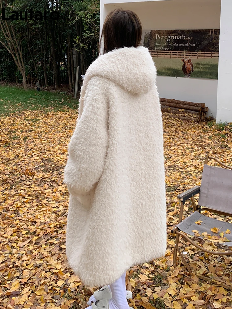 ノートルエモア　fluffy fur volume coat Brand New Double Sided Arctic Coyote Fur Snowsuit Jumpsuit