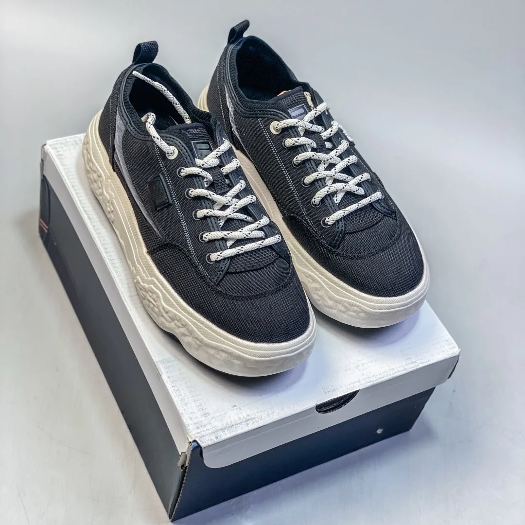 Men's and women's rock-themed casual sports shoes with thick soles, versatile, non-slip, wear-resistant, low-top canvas shoes. - Image 5