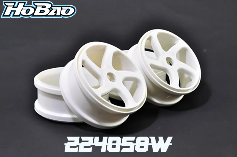 Original OFNA/HOBAO RACING 224058W WHEEL(WHITE) 4 PCS For 1/10