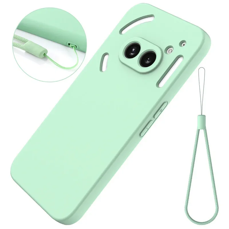 Liquid Silicone Phone Case with Anti-Slip Strap
