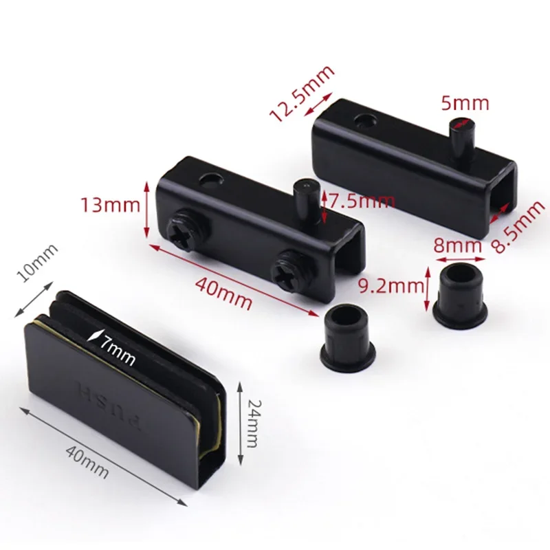 Stainless steel hinges Door hinges Free Opening Up and Down Shaft Hinge Glass Hardware Fittings Hinge Silver Furniture Cabinet Door Single Double Door Glass