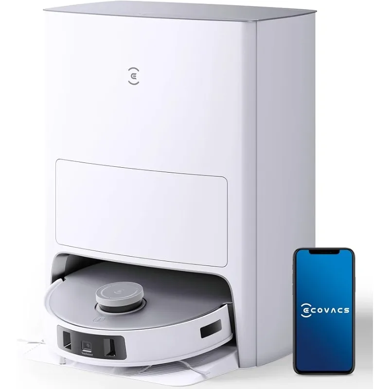 

ECOVACS DEEBOT T20 Omni Robot Vacuum and Mop,Hot Water Mop Washing,Auto Hot Air-Drying