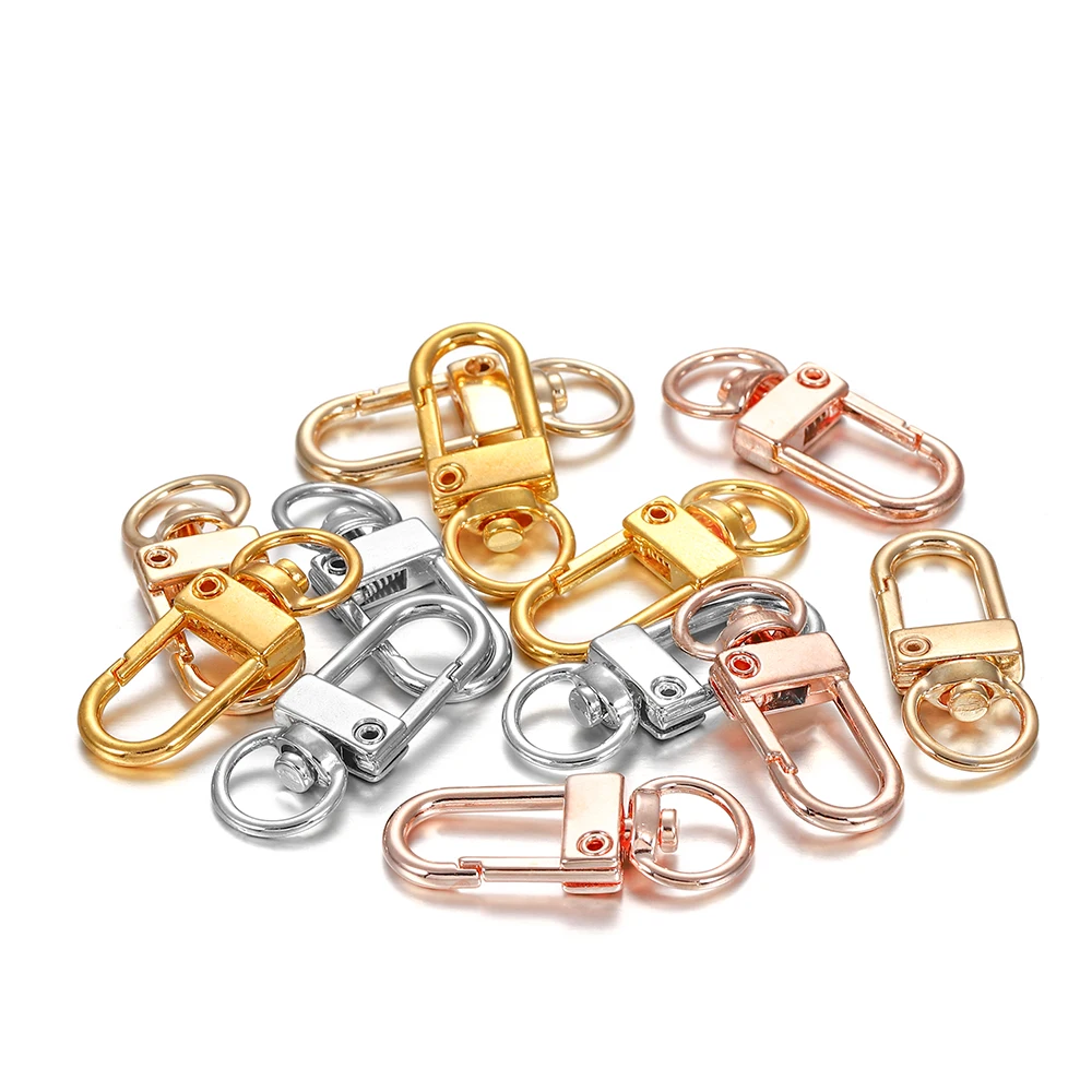 Alloy Snap Lobster Clasp Hooks for DIY Jewelry and Accessories (10-Pack) Wholesale