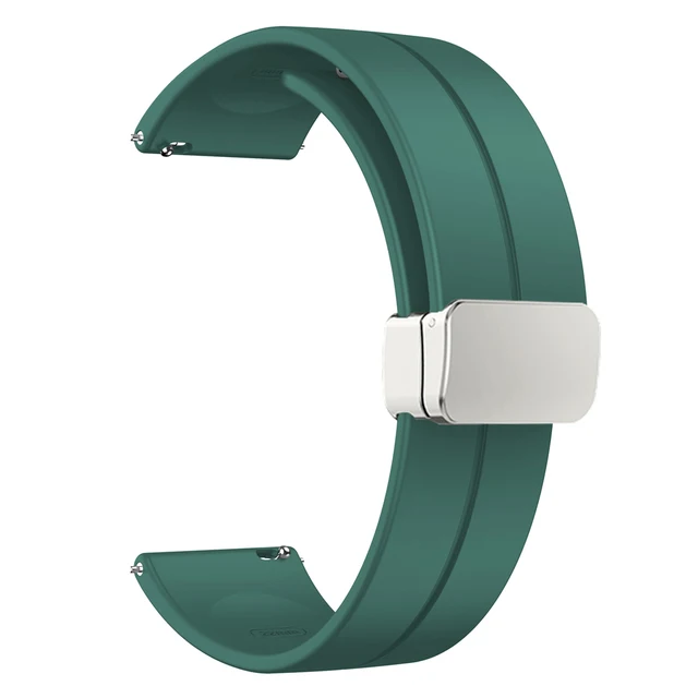 Silicone Magnetic Smartwatch Band - 20mm/22mm