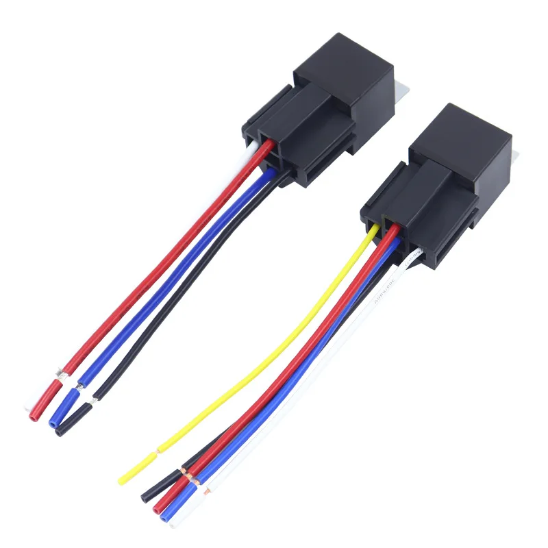 5 Relè Auto 12V 40A SPST 4 Pin - Kit Universale Per Allarmi, Fendinebbia, Ventole E Accessori - 2
