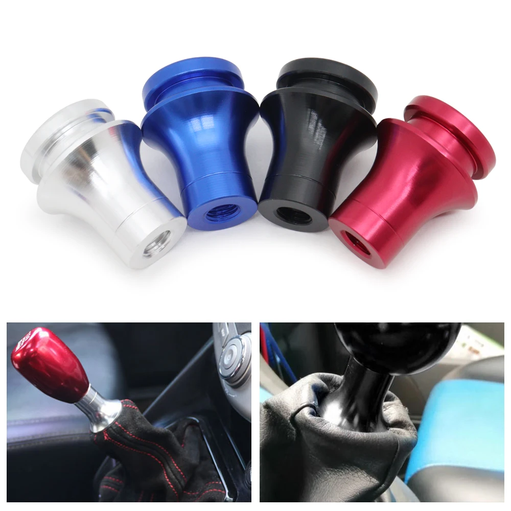 POLISHED SHIFT KNOB BOOT RETAINER/ADAPTER FOR MANUAL GEAR SHIFTER LEVER 10X1.5 - Foto 8
