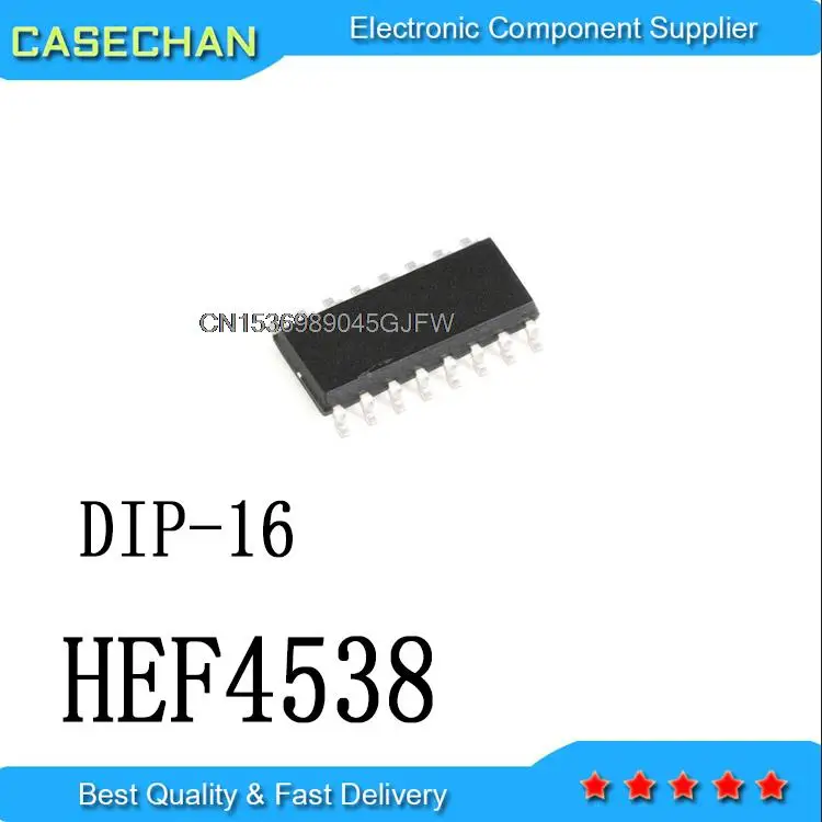 

10PCS/LOT New and Original CD4538BE HEF4538BP 4538BP 4538 DIP-16 HEF4538