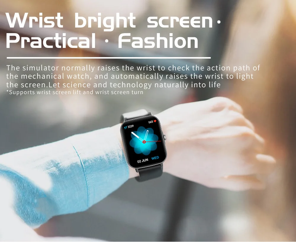 Smart Watch Bluetooth-compatible Fitness Tracker Sport Watch Heart Rate Monitor Blood Pressure Smart Bracelet For Android IOS