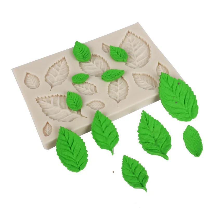 3D sugarcraft resin clay homemade bakeware silicone mold maple leaf cake decorating tools chocolate baking mould silicone mold cake decorating tools