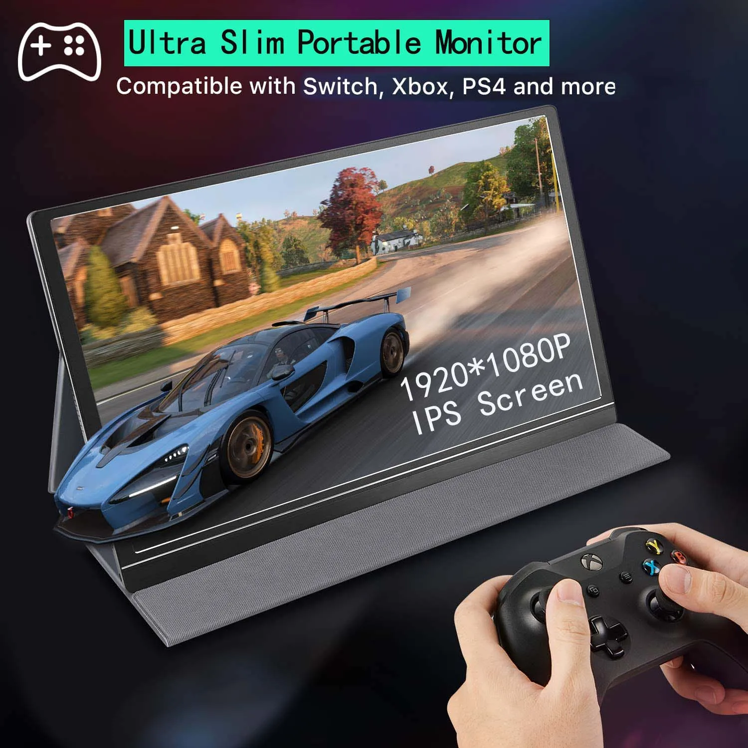 14 ġ 1080P ޴ , USB C HDMI ȣȯ IPS ȭ ޴   ġ ps4 mac