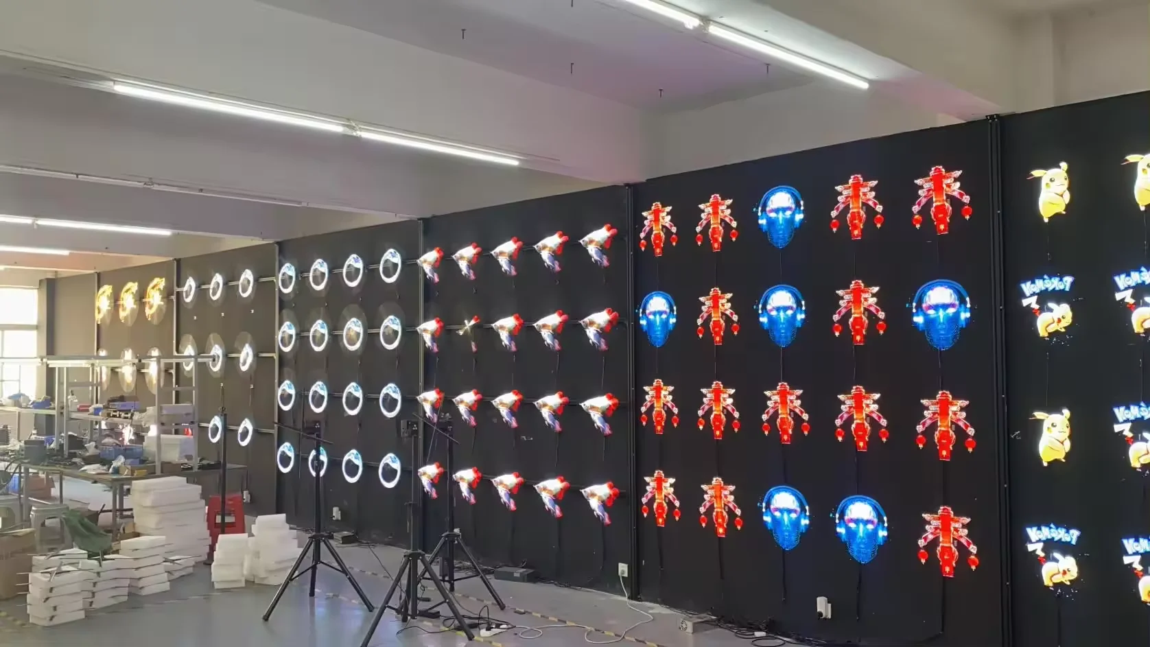 42cm 3d hologram advertising display led fan Naked Eye Stereo 3d fan hologram 3D Holographic Fan