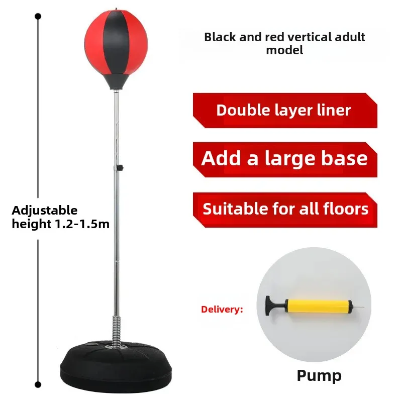 Standing Boxing Training Equipment Sandbag Gloves Stress Relief Fitness Equipment Sport Adult Punching Bag Reaction Target