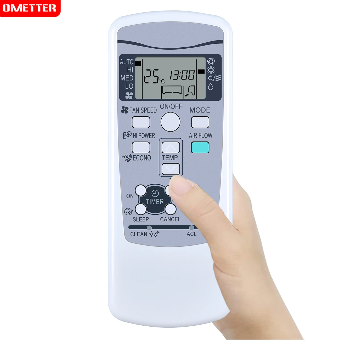 Control Remoto De Repuesto Para Aire Acondicionado Mitsubishi - Modelo RKN502A010H, Alcance Inalámbrico 5-10m