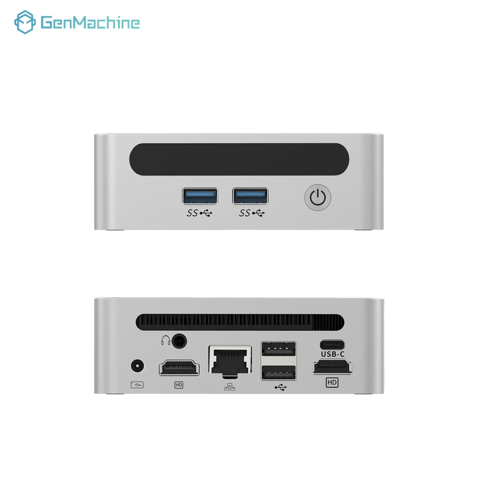 GenMachine-Mini PC amd r5,6600h es,Windows 11,wifi 6