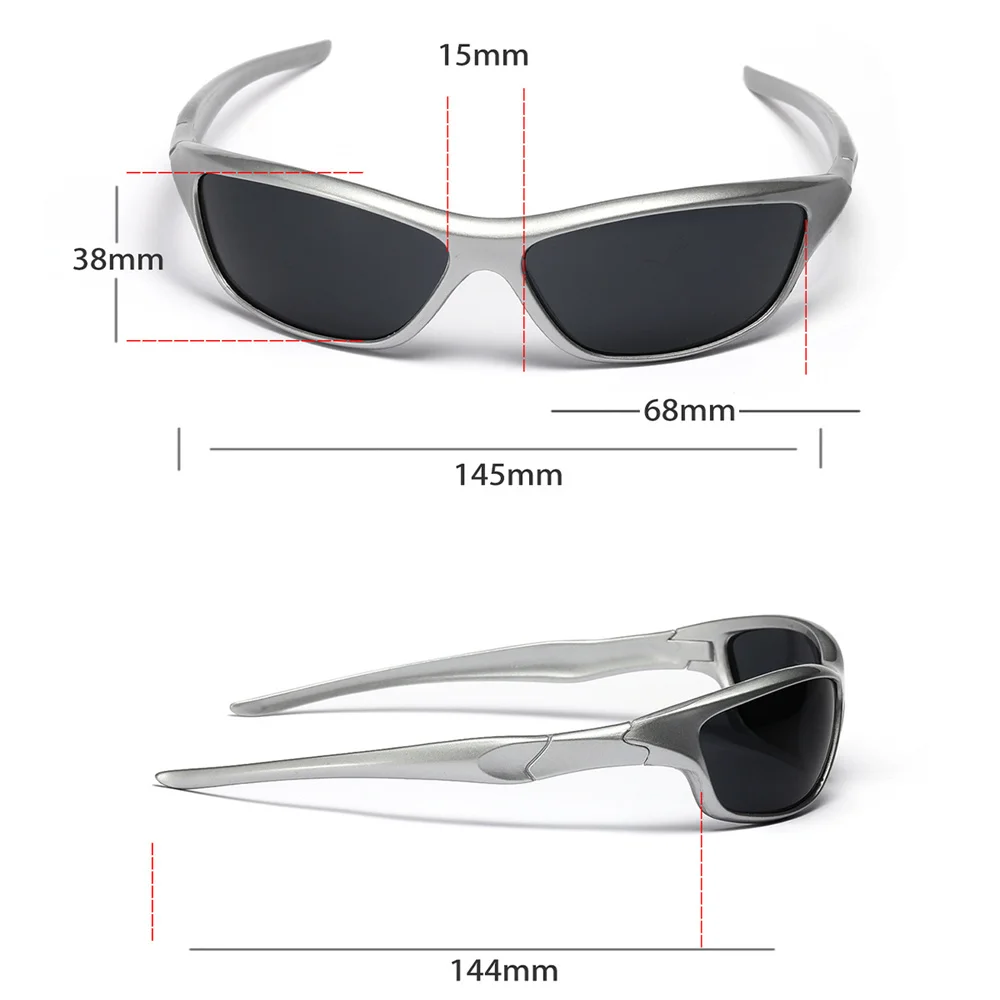 Futuristic Silver Y2K Men's And Women's Same Functional Sunglasses Ins Net Red Street Millennial Hot Girl Sunglasses