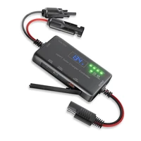 Contrôleur de charge solaire MPPT 10A 12V, contrôleur de panneau solaire avec entrée Type-C, sortie USB pour batterie Lifepo 4