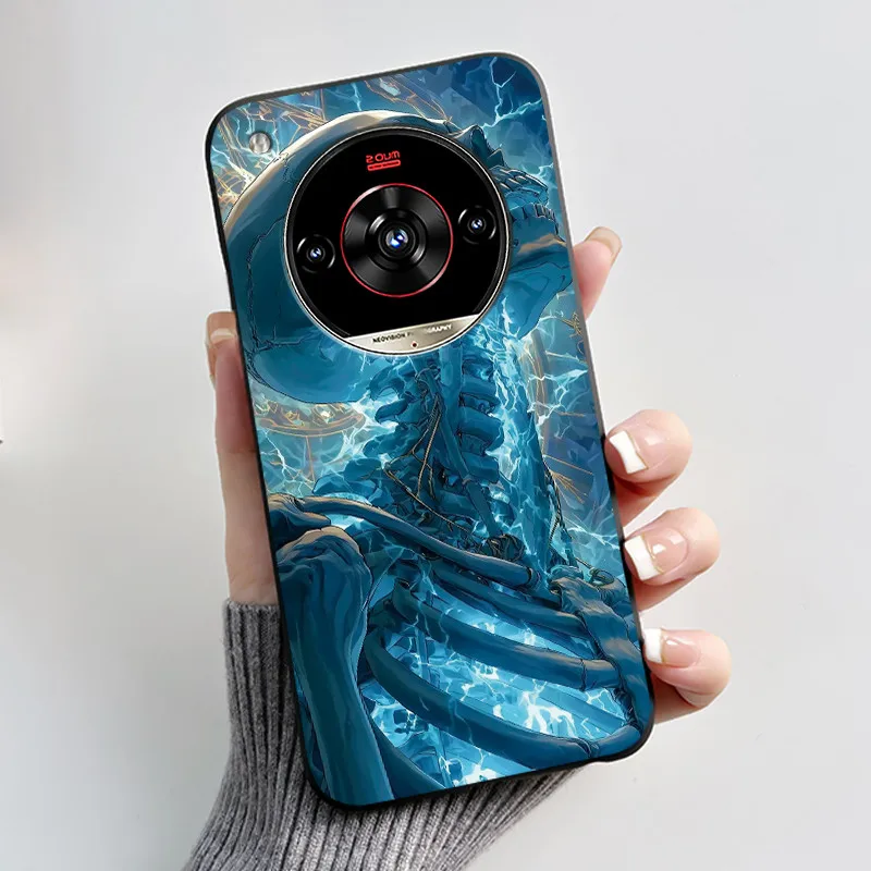 Aesthetic Luxury Soft Silicone Cover for ZTE Nubia Focus 2 Ultra 5G - Cute & Cool Design for Boys & Girls