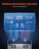 VEVOR Commercial Slushy Machine, 12Lx2 Double Tank Frozen Drink Machine, Stainless Steel Margarita Smoothie Frozen Drink Maker 4