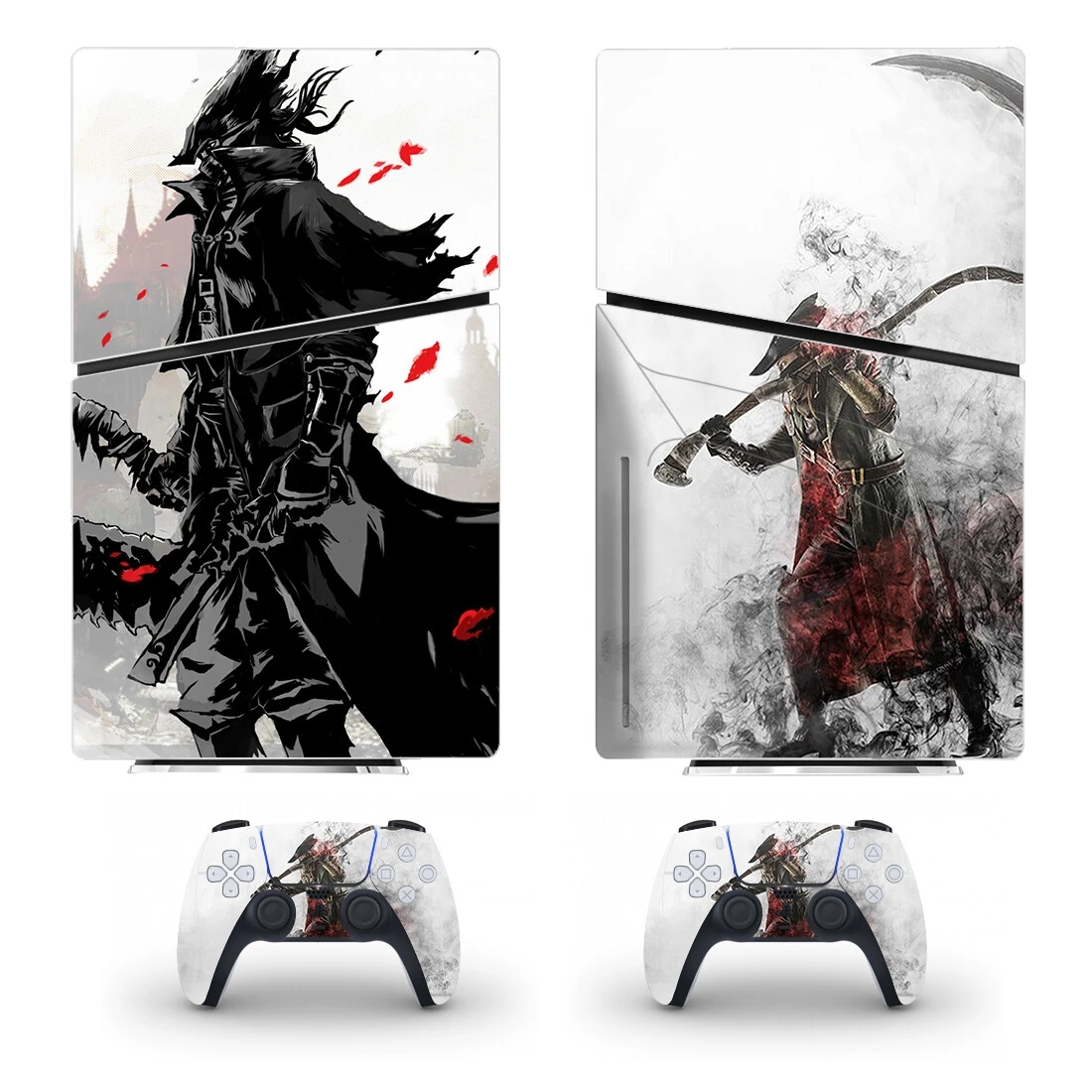 Game Bloodborne New Ps5 Slim Disc Skin Sticker Protector Decal Cover Per Controller Console Ps5 Slim Disk Sticker Vinyl