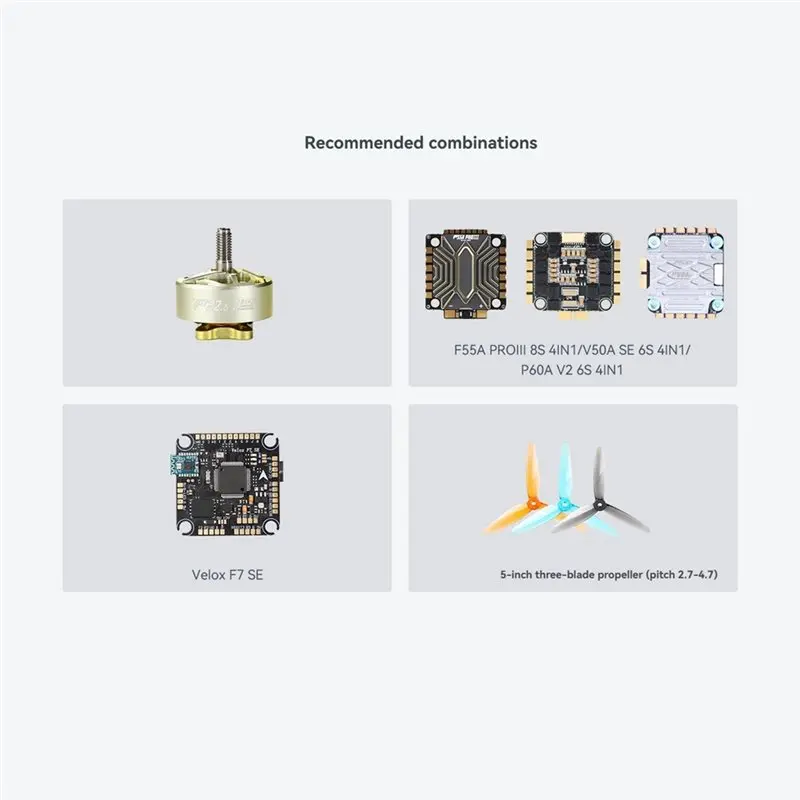 TA-P22.6-7 1880KV 브러시리스 모터 6S 5인치 FPV 레이싱 프리스타일 드론용 고성능 고출력 모터