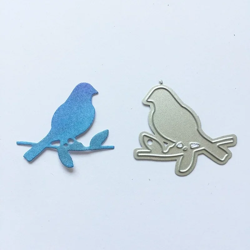 

Bird Tree Leaf Scrapbooking Frame Metal Cutting Dies New 2024 Embossing Stencil Craft Christtmas Easter Party Paper Card Making