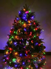  Outdoor String Lights 10-80 Meter Street Garland LED Christmas Lighting EU Plug Fairy Icicle Lights For garden park Decoration 