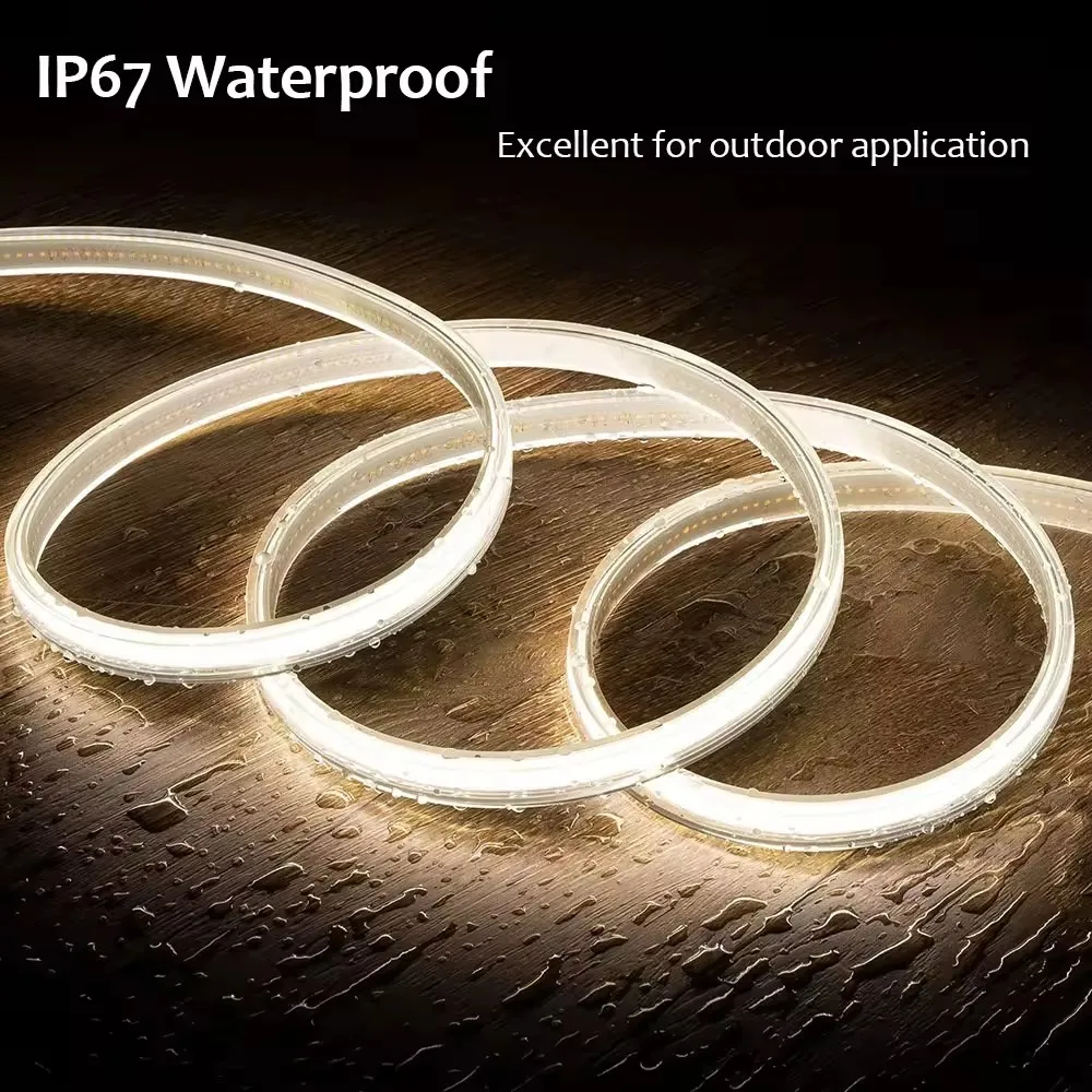Waterproof Outdoor LED Strip with ON-OFF Switch for Versatile Lighting Solutions