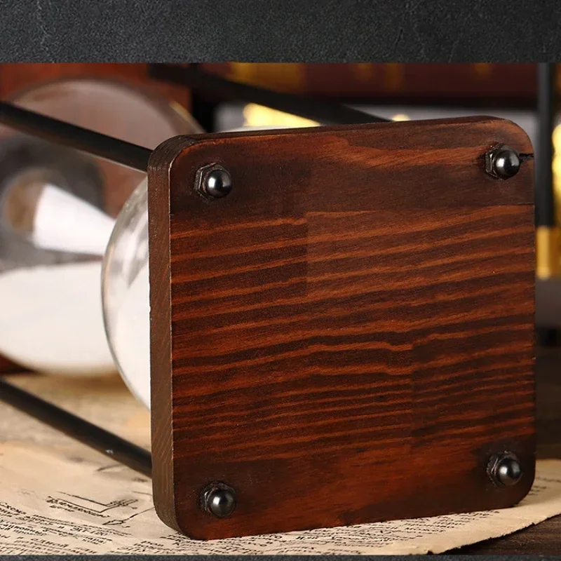 Wooden Hourglass Timer 30/60 Minutes for Office and Home Decor