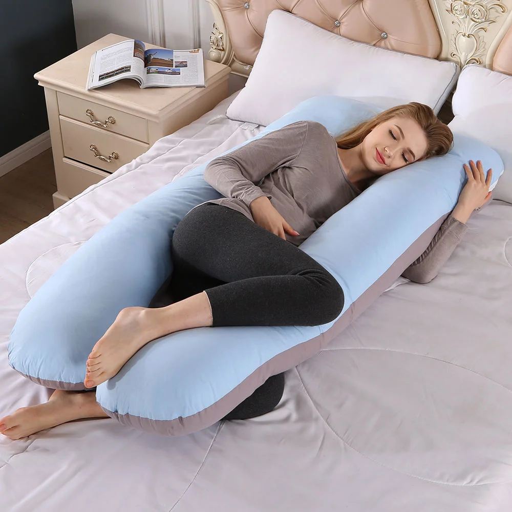 70x130CM Full Body Nursing Pregnancy Pillow U-Shaped Maternity For Sleeping With Removable Cotton Cover pregnancy pillow