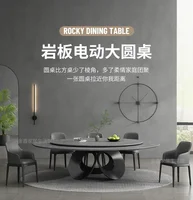 Modern Minimalist Luxury Rotary Dining Table Set – Round Table and Chairs Combination for Elegant Homes - Image 6