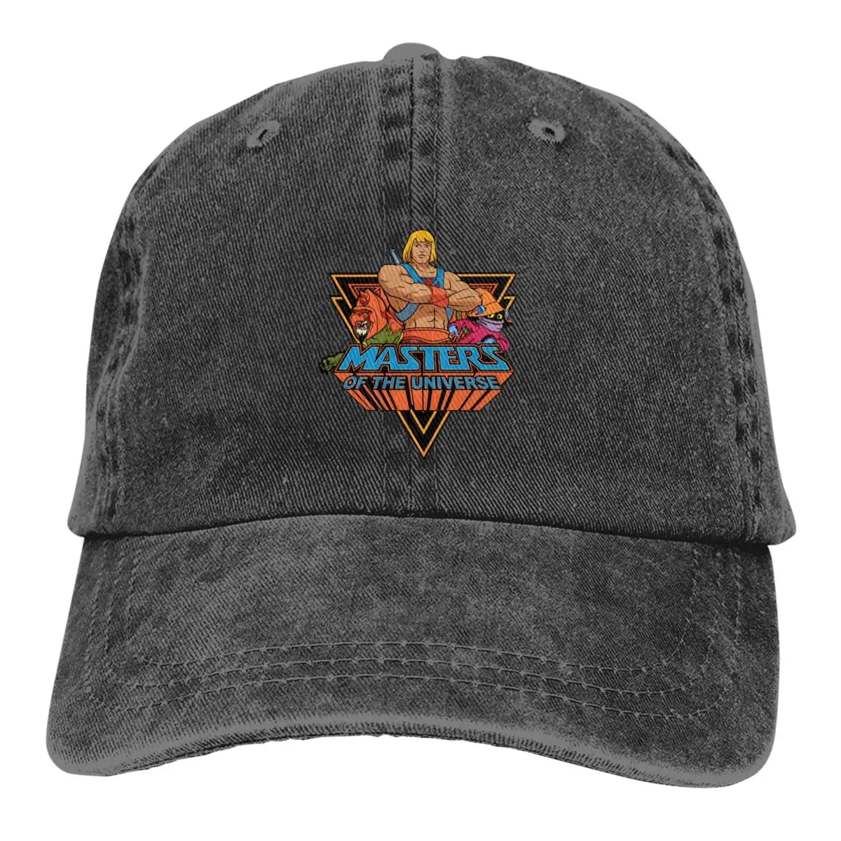 

Кепка унисекс из мытого хлопка, винтажная бейсболка Power He Man Masters Of The Universe, Повседневная Уличная спортивная шапка