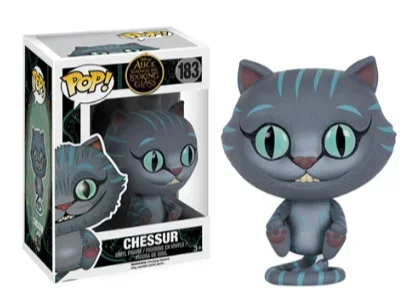 thumbnail image 1 of FUNKO POP Alicia en el país de las maravillas Chessur #183 Gato Sombrerero Loco #181 Figuras de acción Modelo de juguete, 1 of 5