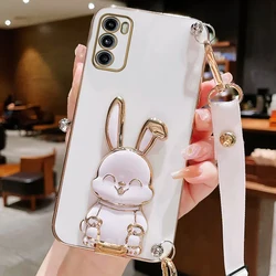 Crossbody Lanyard Phone Holder Case with Enhanced Protection - G8 Power (White - TZGS)