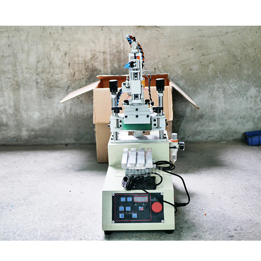 Small Inclined Arm Semi-Automatic Flat Screen Printing Machine Pneumatic Desktop Screen Printing Automatic Arm