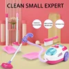 Children Pretend Play Toys Housekeeping Tools Set Simulation Furniture Vacuum Cleaner Charging Housework Dust Catcher Girls Gift 3