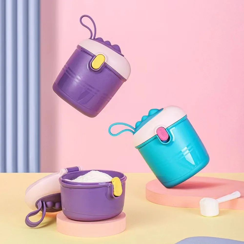 

Портативный контейнер для детского молока и порошка, разделительный слой для младенцев, контейнер для хранения пищевых продуктов из пищевого полипропилена, контейнер для закусок, детский подарок