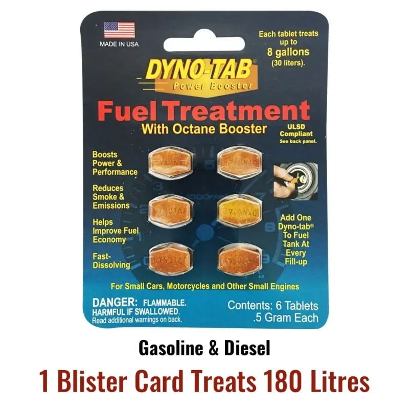 Dyno Tab Ultra Fuel Octane Booster Petrol And Diesel Carbon, 50 OFF