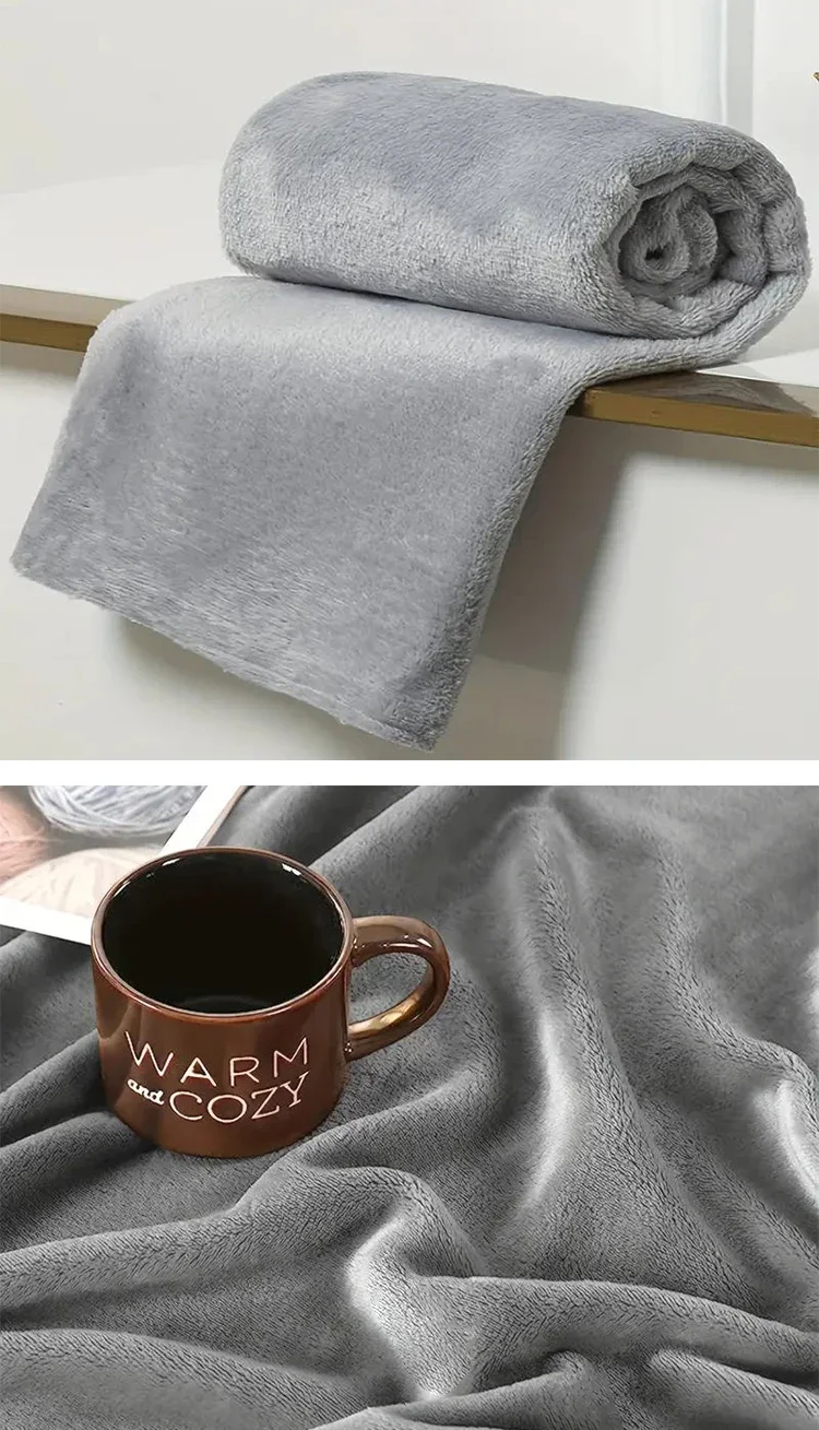 Description Picture 4 of itemKing Size Blanket Sofa B-Nightmares Before Christmas Warm Bed Fleece Custom Fluffy Soft Blankets for Winter Microfiber Bedding